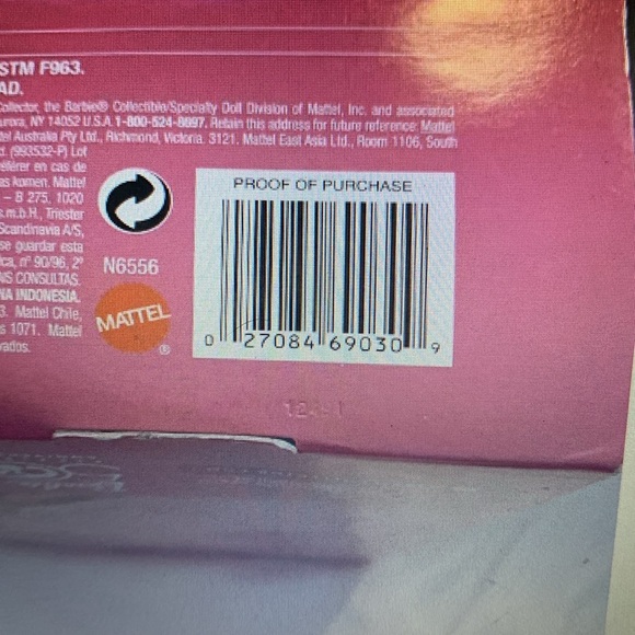 New in Box Holiday Barbie 2009 50th Anniversary Pink - Picture 4 of 6